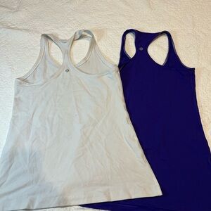 Lululemon racetrack tank top size 8